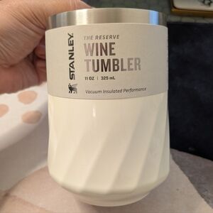 Stanley The Reserve Textured Wine Tumbler 11 OZ - Cream Gloss